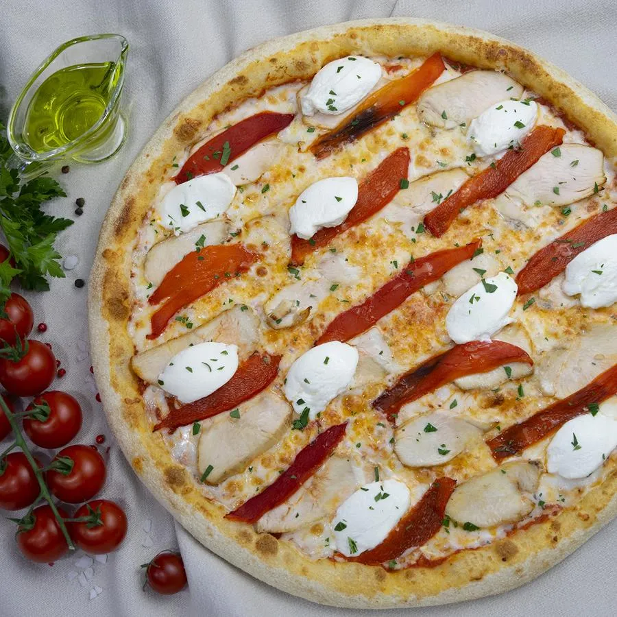 Пицца Курица с сыром рикотта