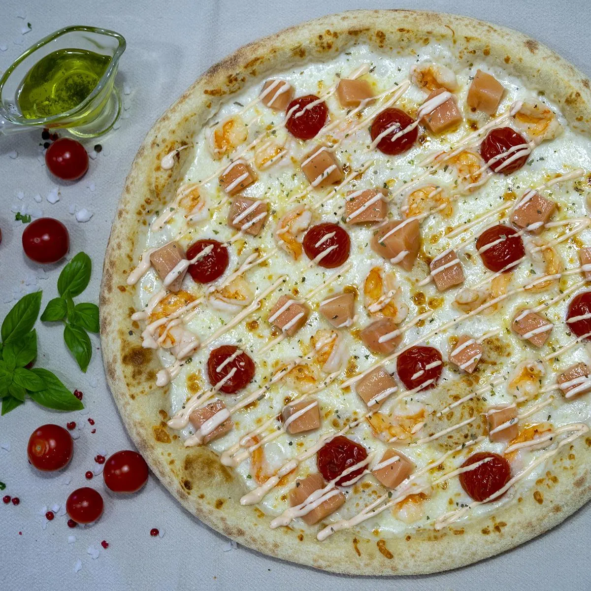 Пицца Морской Люкс 